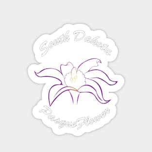 South Dakota - Pasqueflower Sticker